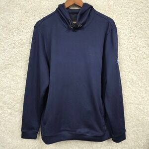 Ghost Golf Hybrid Hooded Pullover Mens Medium Blue Performance Stretch Hoody